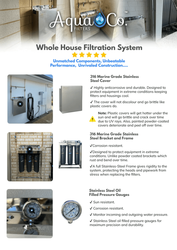 Premium Whole House Water Filter - Three Filtration Stages - Image 10